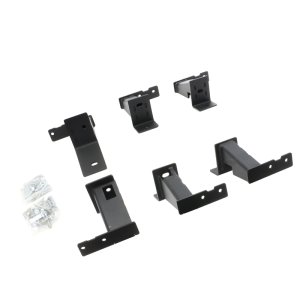 Toyota Tacoma Mounting Brackets - Go Rhino - Dominator Xtreme Frame Slider - Textured Black - `16-`23